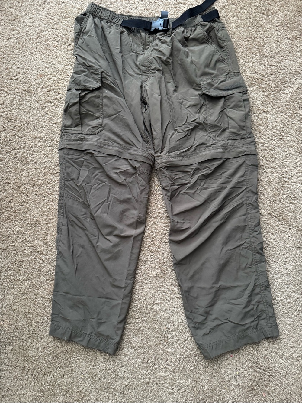 Gander Mountain Olive Green Zip-Off Cargo Pants